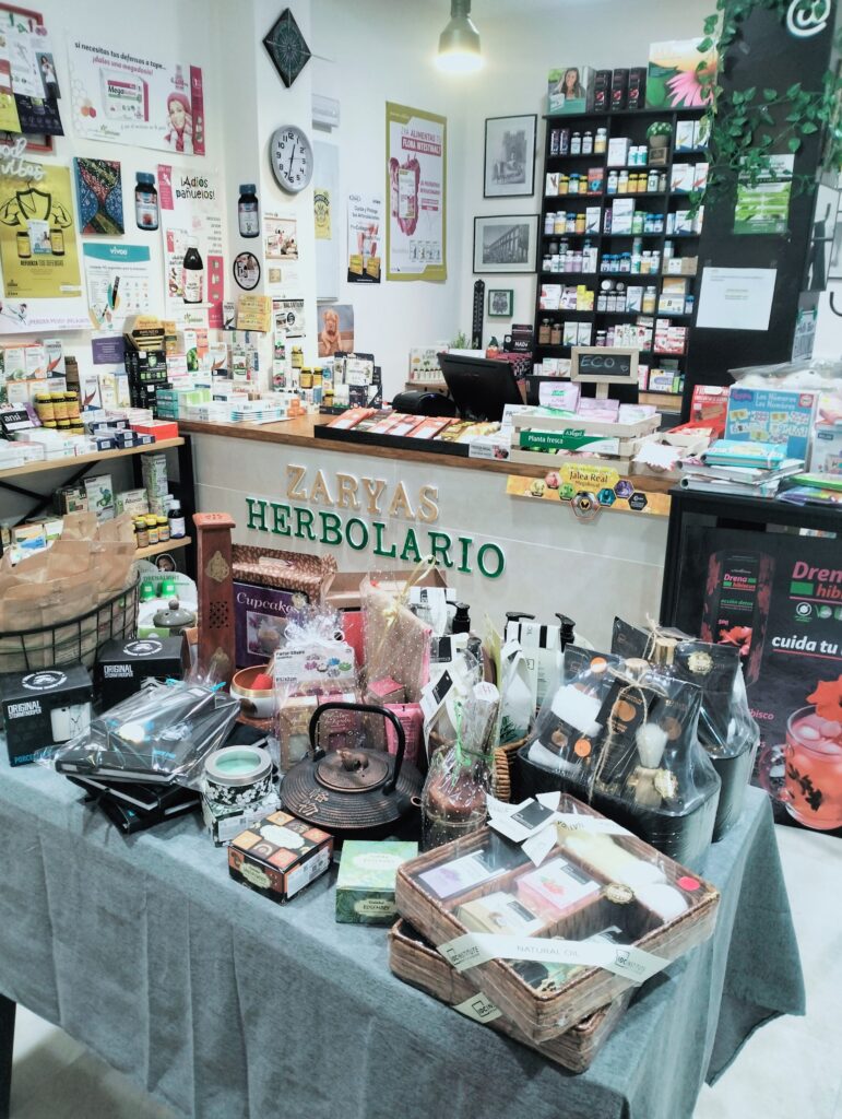 Zaryaʼs herbolario, catálogo, tienda, productos naturales, marca, Madrid