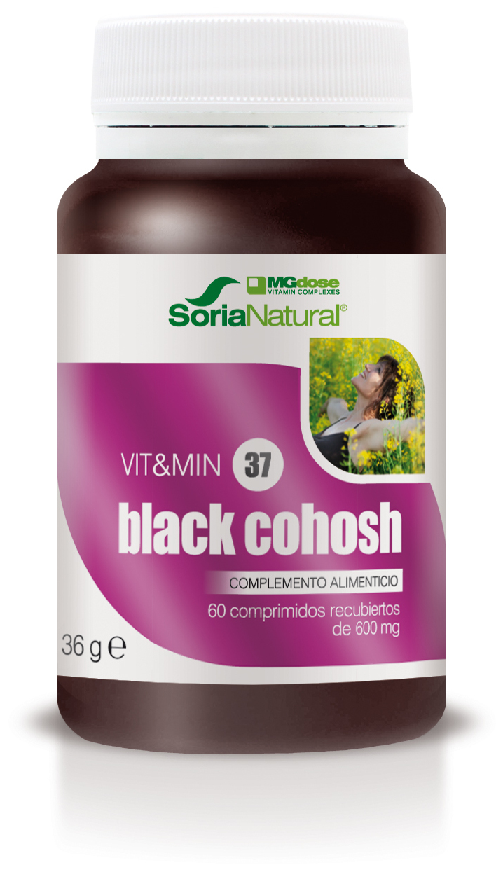 Black Cohosh Soria Natural 60 Comprimidos planta cimicifuga bienestar femenino