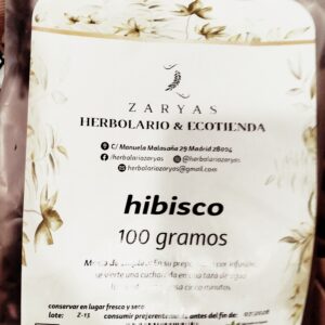 Hibisco Flor a Granel 100 g para infusión natural antioxidante