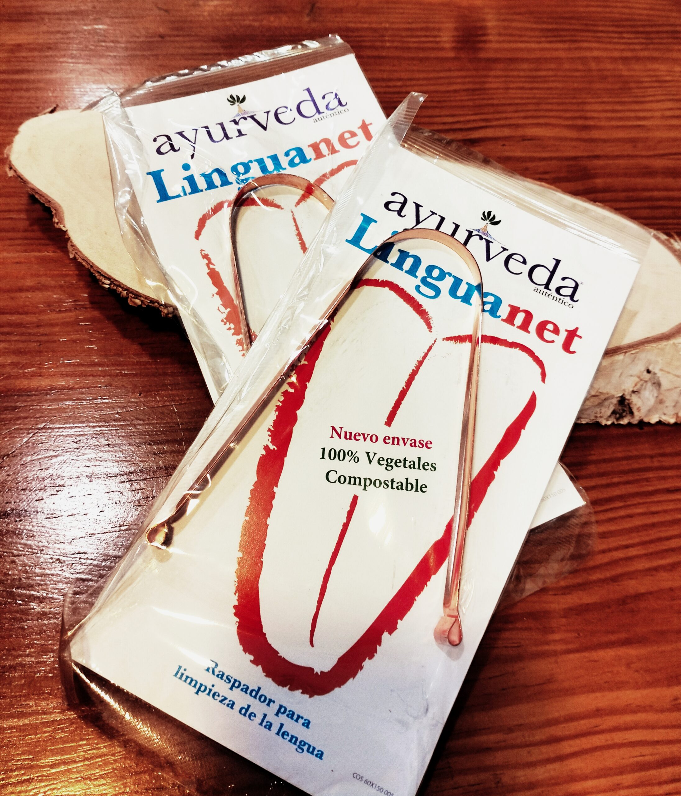 Raspador de Lengua de Cobre Linguanet Ayurveda