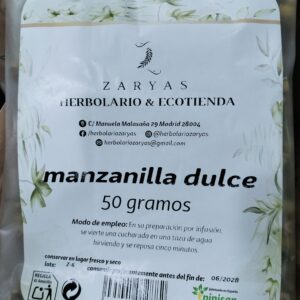 Manzanilla Dulce Flor a Granel 50 g infusión planta medicinal natural
