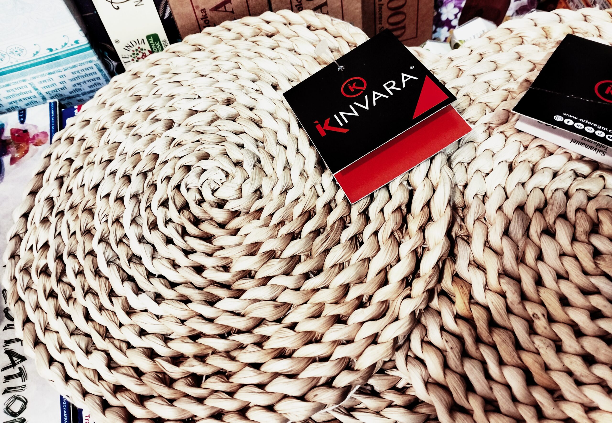 Salvamantel Fibra Natural 20 cm para cocina y salón