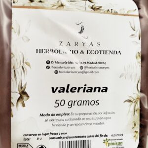 Valeriana Raíz a Granel 50 g infusión natural insomnios relajación