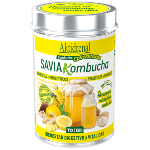 Tongil Savia Kombucha en Polvo 100 g concentrada en Polvo 100 g aktidrenal para vitalidad y bienestar digestivo