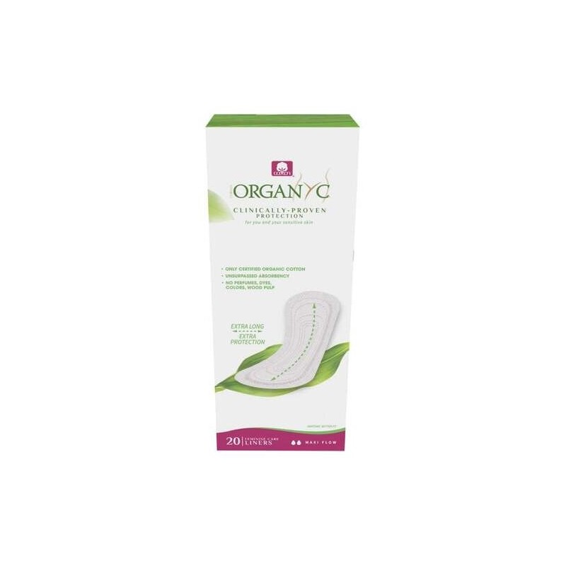 Salvaslip Maxi Organyc 20 unidades